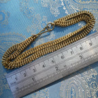 Antique Bismark Chain Bracelet Edwardian/Early Deco German Patented Fancy Chain Cuff