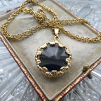 Rare Antique George V Medal Locket Photo Frame WWI Era English Royal Souvenir