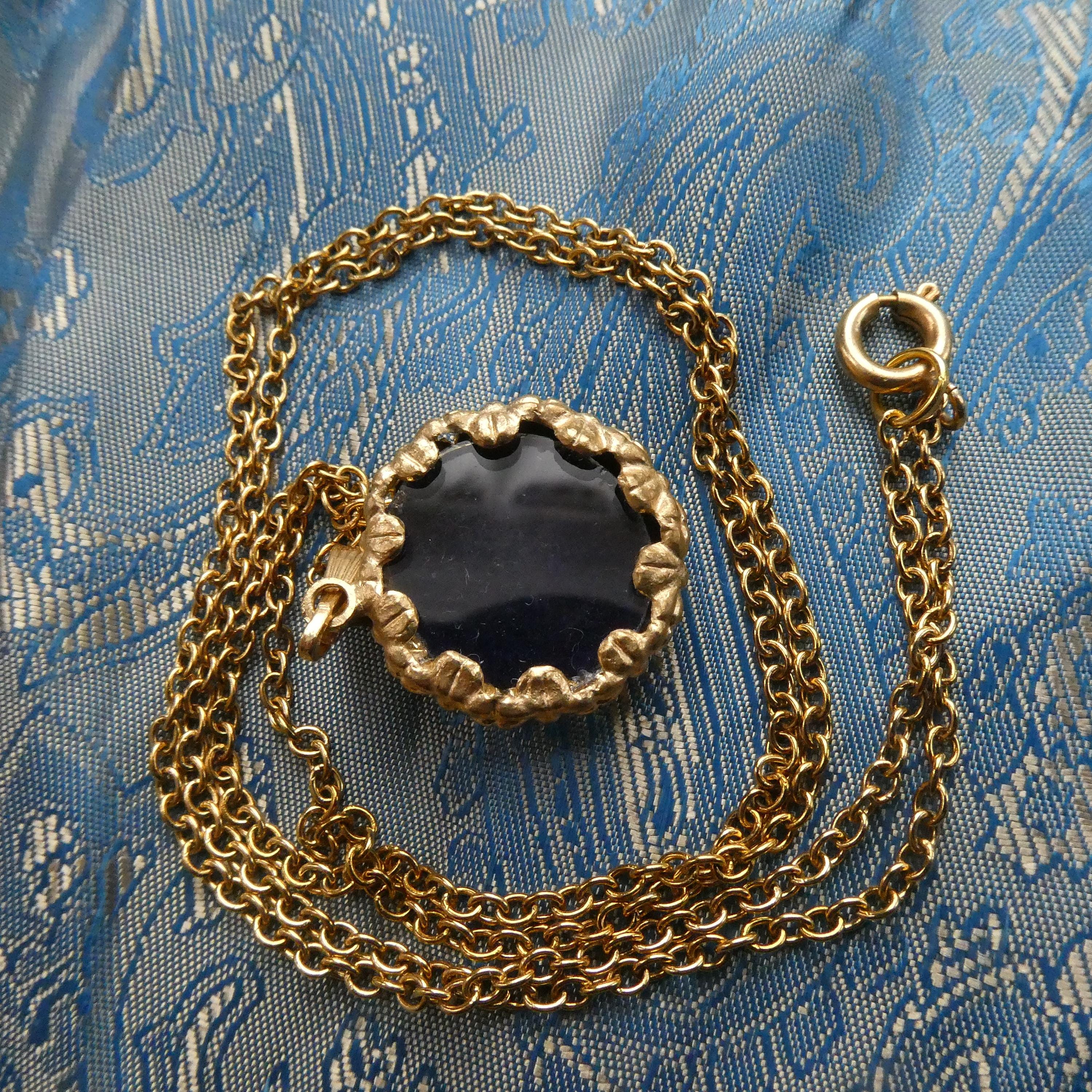 Rare Antique George V Medal Locket Photo Frame WWI Era English Royal Souvenir