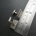 Vintage Cufflinks Mod Floating Diamond Paste Links Wedding Best Man Gift