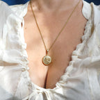 Rare Antique George V Medal Locket Photo Frame WWI Era English Royal Souvenir