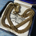 Antique Bismark Chain Bracelet Edwardian/Early Deco German Patented Fancy Chain Cuff