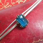 Antique Deco 1920s Bar Brooch Stock Tie Pin Simulated Butterfly Wing Pin