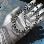 Vintage Deco Briolette Necklace Czech Bohemian Crystal Collar