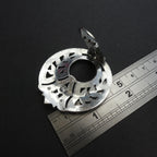 Vintage 1930s Deco Dress Clip Brooch Large Diamante Buckle Pin