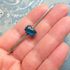 Antique Deco 1920s Bar Brooch Stock Tie Pin Simulated Butterfly Wing Pin